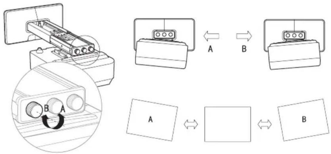 SONY PSS-640 - To adjust the horizontal roll - 1