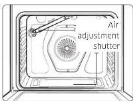 SAMSUNG NSG6DG8100SS - Adjusting the oven burner air adjustment shutters - 1