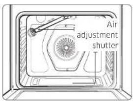 SAMSUNG NSG6DG8500SS - Adjusting the oven burner air adjustment shutters - 1