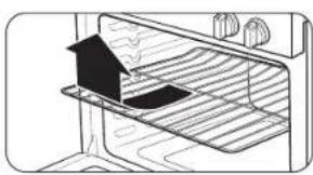 SAMSUNG NSE6DG8100SS - Pour insérer une grille de four - 1