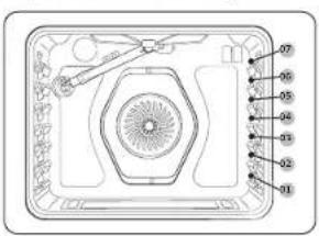 SAMSUNG NSG6DG8500MB - Utilisation des grilles du four - 1