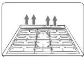 SAMSUNG NSG6DG8500MB - Conductos de ventilación y refrigeración del horno - 1