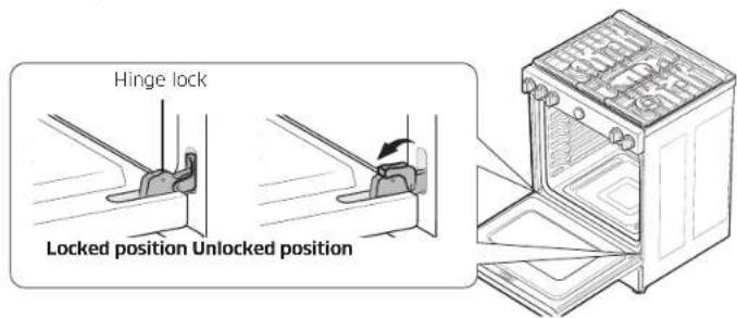 SAMSUNG NSG6DG8500MB - How to reinstall the door - 2