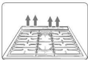 SAMSUNG NSG6DG8500MB - Oven vent/cooling vent - 1