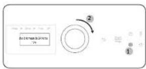 SAMSUNG NSG6DG8500MB - Para configurar la hora - 1