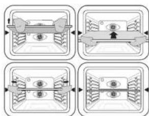 SAMSUNG NSG6DG8550SS - Instalación del divisor en el interior del horno - 1