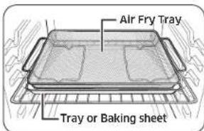 SAMSUNG NSG6DG8550SS - How to set the oven for Air Fry mode - 2