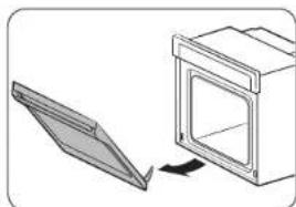 SAMSUNG NV51T5511BSS - Remove oven door(s) - 3
