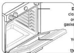 SAMSUNG NSE6DG8500SS - Oven door - 1