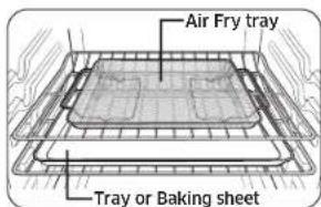 SAMSUNG NSE6DG8500SS - How to set the oven for Air Fry mode - 1