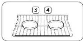 SAMSUNG NSE6DG8500SS - Rack and Pan placement - 1