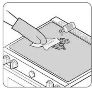 SAMSUNG NSE6DG8500SS - Removing burned-on residue - 1
