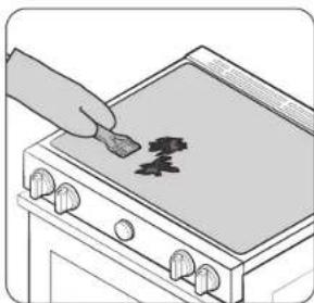 SAMSUNG NSE6DG8500SS - Removing heavy, burned-on residue - 1