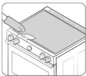 SAMSUNG NSE6DG8500SS - Cleaning the cooktop seal - 1