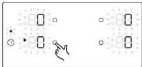 SAMSUNG NZ36C3060BK - Select cooking zone and heat setting - 1