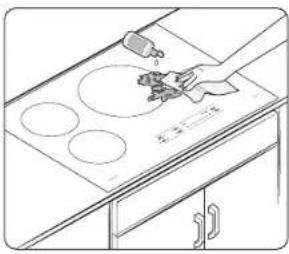 SAMSUNG NZ36C3060BK - Removing burned-on residue - 1