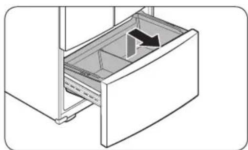 SAMSUNG RF27CG5400SS - To detach the freezer drawer - 4