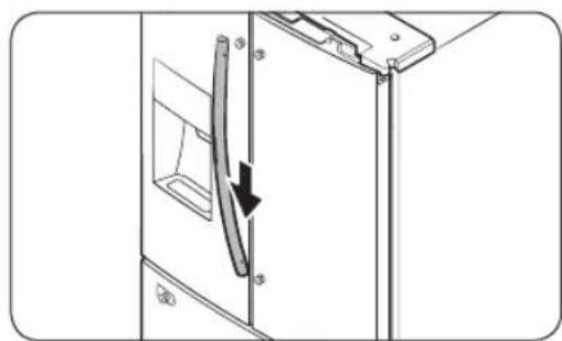 SAMSUNG RF27CG5400SS - STEP 6 Attach the handles (applicable models only) - 4
