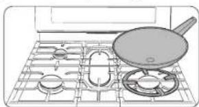 SAMSUNG NX60A6511BSS - Wok grate - 1