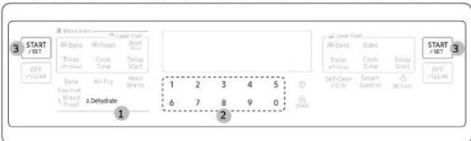 SAMSUNG NX60A6511BSS - Dehydrate - Single Mode - 1