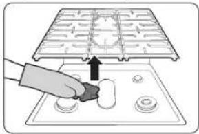SAMSUNG NX60A6511BSS - Cooktop surface - 1