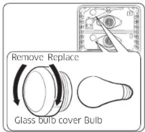 SAMSUNG NX60A6511BSS - Oven light - 1