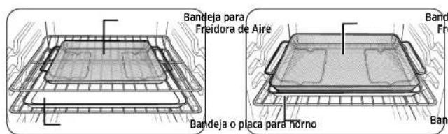 SAMSUNG NSI6DG9550SS - Cómo configurar el horno para el modo Freidora de Aire - 1