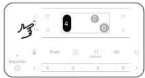 SAMSUNG NSI6DG9550SS - Set the level you want. - 1
