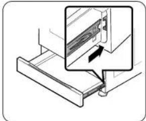 SAMSUNG NSI6DG9550SS - Removing and reinstalling the storage drawer - 2