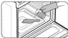 SAMSUNG NSI6DG9550SS - How to set the oven for steam-cleaning - 1