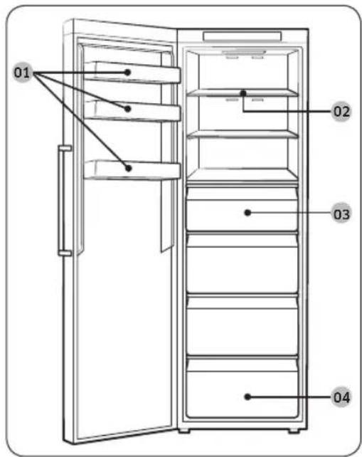 SAMSUNG RZ11M7074SS - Descripción breve del refrigerador - 1