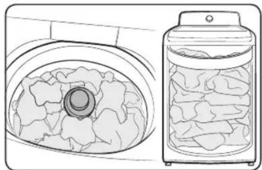 SAMSUNG WA40A3005WH - Loading your washer - 2