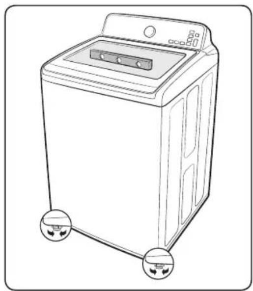 SAMSUNG WA40A3005WH - Installation - 1