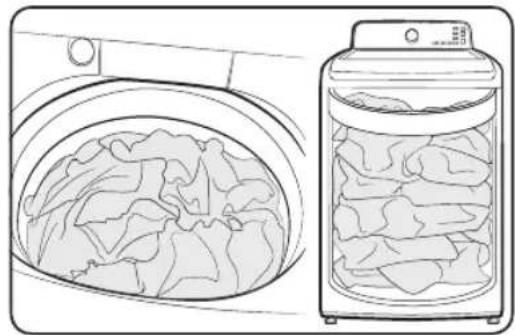 SAMSUNG WA40A3005WH - Loading your washer - 1