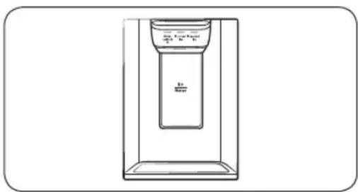 SAMSUNG RF27CG5900SS - Dispensador de agua/hielo (solo para los modelos correspondientes) - 1