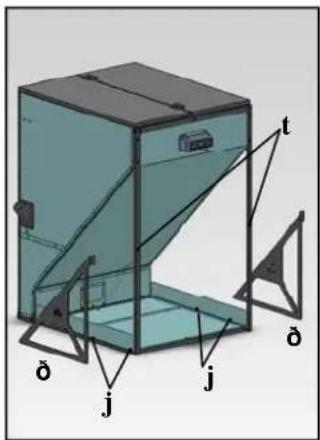 EDILKAMIN TANK 500 Kg - MONTAGGIO CORPO METALLICO - 4