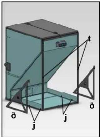 EDILKAMIN TANK 500 Kg - METALLIC BODY ASSEMBLY - 4