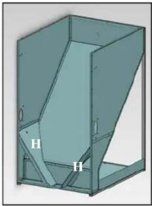 EDILKAMIN TANK 500 Kg - METALLIC BODY ASSEMBLY - 1