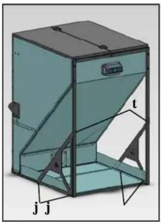 EDILKAMIN TANK 500 Kg - MONTAGGIO CORPO METALLICO - 6