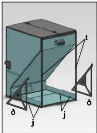 EDILKAMIN TANK 500 Kg - MONTAJE DEL CUERPO METÁLICO - 4