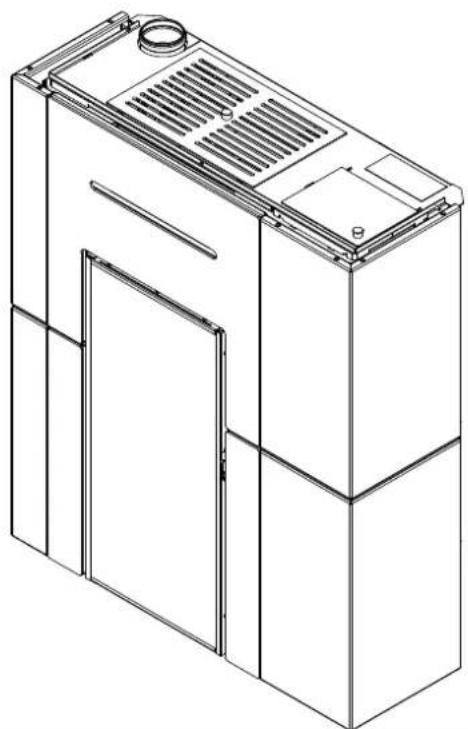 EDILKAMIN BLADE H 15 EVO - Assembling the right side panel - 1