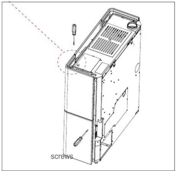 EDILKAMIN BLADE H 15 EVO - Assembling the side panel (1) - 3
