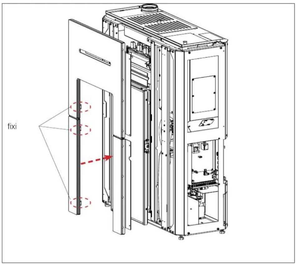 EDILKAMIN BLADE H 15 EVO - Assembling the side panel - 2