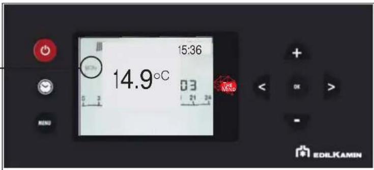 EDILKAMIN BLADE H 15 EVO - - CRONO SETTING - 3