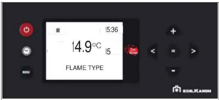 EDILKAMIN BLADE H 15 EVO - - FLAME TYPE (only for the TECHNICIAN) - 2