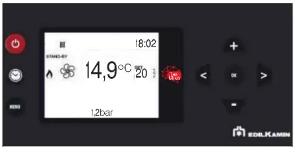 EDILKAMIN BLADE H 15 EVO - Pressure gauge - 1