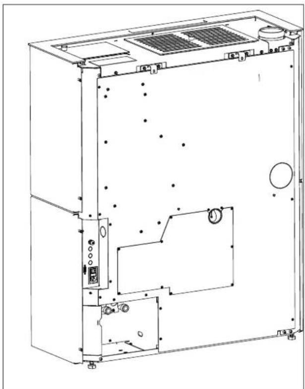 EDILKAMIN BLADE H 15 EVO - WALL MOUNTING - 4