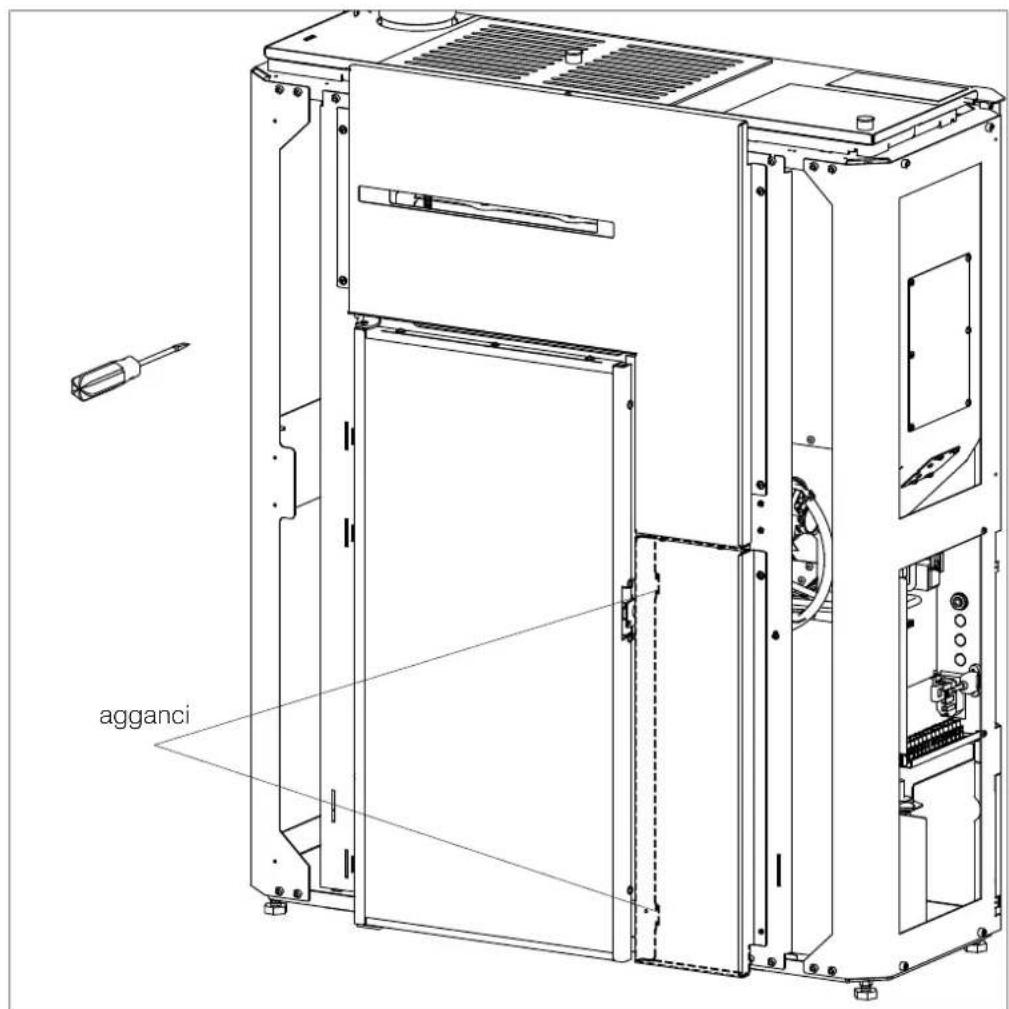 EDILKAMIN BLADE H 15 EVO - Mounting the aesthetic top edge - 8