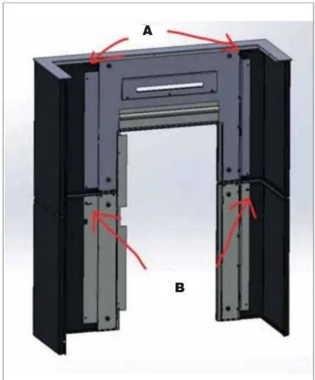 EDILKAMIN BLADE H 15 EVO - Assembling the side panel (1) - 11