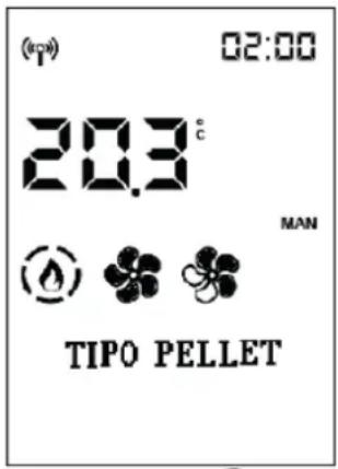 (°C) 02:00 20.3 °C MAN TIPO PELLET